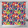 Ride Bicycle Pattern Print Bathroom Shower Curtain-grizzshop