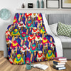 Ride Bicycle Pattern Print Blanket-grizzshop