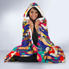 Ride Bicycle Pattern Print Hooded Blanket-grizzshop