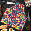 Ride Bicycle Pattern Print Men's Apron-grizzshop