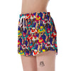 Ride Bicycle Pattern Print Women's Shorts-grizzshop