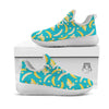 Ripe Banana Print Pattern White Athletic Shoes-grizzshop