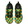 Ripe Mango Fruit Print Pattern Black Sneaker-grizzshop