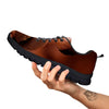 Roasted Coffee Bean Print Black Sneaker-grizzshop