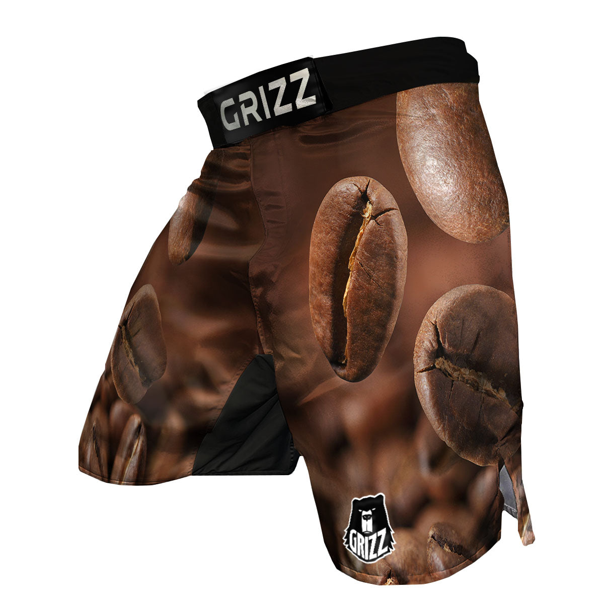 Roasted Coffee Bean Print MMA Shorts-grizzshop