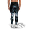 Robot Connection Print Men's Leggings-grizzshop