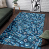 Robot Cyborg Pattern Print Floor Mat-grizzshop