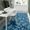 Robot Cyborg Pattern Print Floor Mat-grizzshop