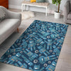 Robot Cyborg Pattern Print Floor Mat-grizzshop