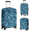 Robot Cyborg Pattern Print Luggage Cover Protector-grizzshop