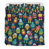 Robot Cyborg Print Pattern Duvet Cover Bedding Set-grizzshop