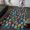 Robot Cyborg Print Pattern Floor Mat-grizzshop