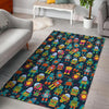 Robot Cyborg Print Pattern Floor Mat-grizzshop