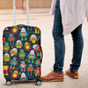 Robot Cyborg Print Pattern Luggage Cover Protector-grizzshop
