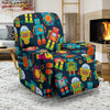 Robot Cyborg Print Pattern Recliner Cover-grizzshop