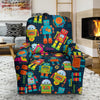 Robot Cyborg Print Pattern Recliner Cover-grizzshop