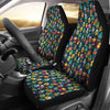 Robot Cyborg Print Pattern Universal Fit Car Seat Cover-grizzshop