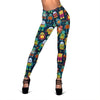 Robot Cyborg Print Pattern Women Leggings-grizzshop