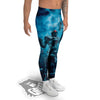 Robot War Print Men's Leggings-grizzshop