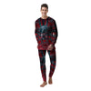 Robotic Skull Print Men's Pajamas-grizzshop