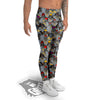 Rock Drove Gangster Print Pattern Men's Leggings-grizzshop