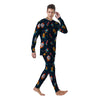 Rockets Space Print Pattern Men's Pajamas-grizzshop