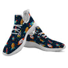 Rockets Space Print Pattern White Athletic Shoes-grizzshop