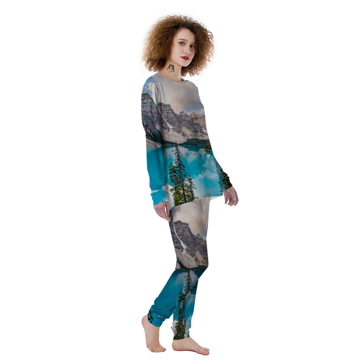 Rocky Mountain Print Women's Pajamas-grizzshop