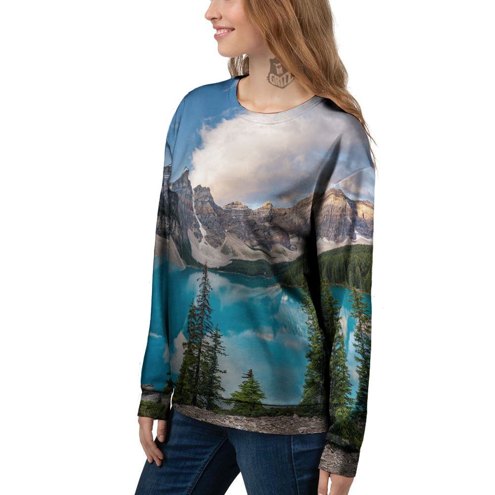Rocky Mountain Print Women's Sweatshirt-grizzshop