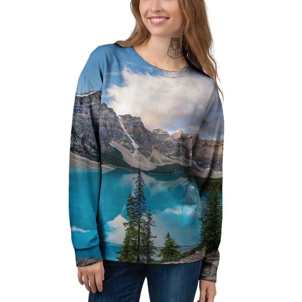 Rocky Mountain Print Women's Sweatshirt-grizzshop