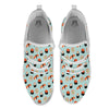 Rolls And Japanese Sushi Print Pattern White Athletic Shoes-grizzshop