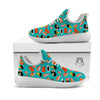 Rolls And Salmon Sushi Print Pattern White Athletic Shoes-grizzshop