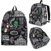 Rome Italy Pattern Print Backpack-grizzshop