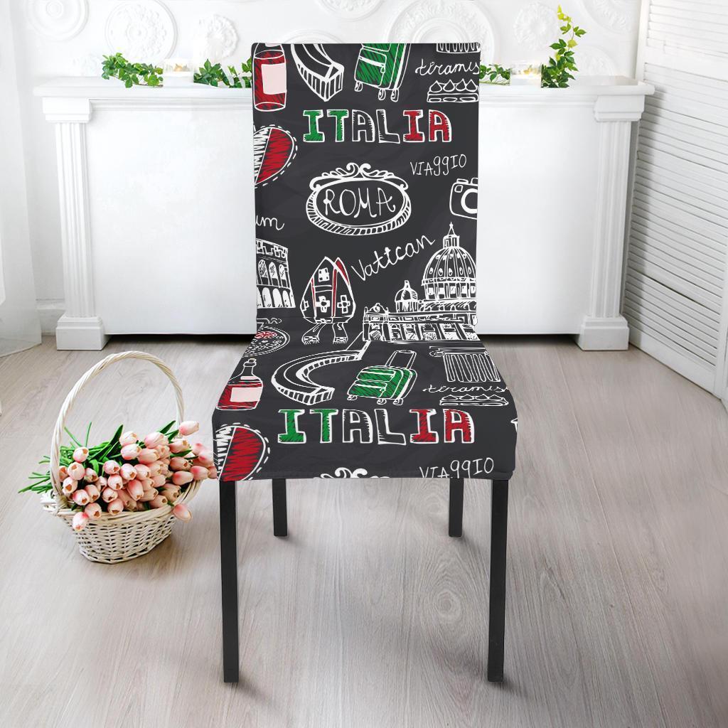 Rome Italy Pattern Print Chair Cover-grizzshop