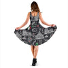 Rome Italy Pattern Print Dress-grizzshop