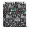 Rome Italy Pattern Print Duvet Cover Bedding Set-grizzshop