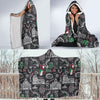 Load image into Gallery viewer, Rome Italy Pattern Print Hooded Blanket-grizzshop