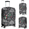 Rome Italy Pattern Print Luggage Cover Protector-grizzshop