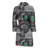 Rome Italy Pattern Print Men Long Robe-grizzshop