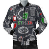 Rome Italy Pattern Print Men's Bomber Jacket-grizzshop