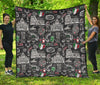 Rome Italy Pattern Print Quilt-grizzshop