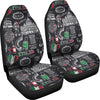 Rome Italy Pattern Print Universal Fit Car Seat Covers-grizzshop