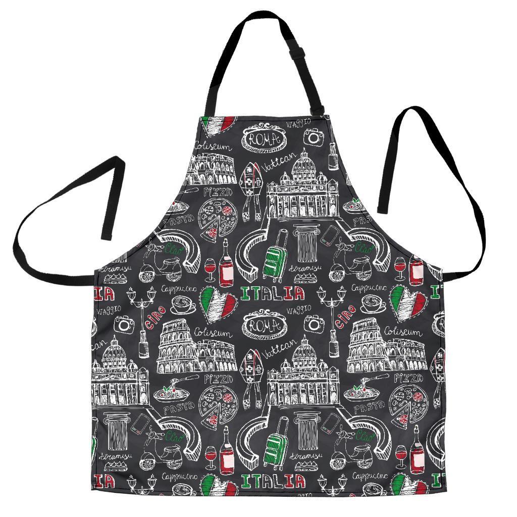 Rome Italy Pattern Print Women's Apron-grizzshop