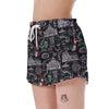 Rome Italy Pattern Print Women's Shorts-grizzshop