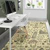 Rome Pattern Print Floor Mat-grizzshop