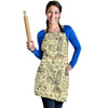 Rome Pattern Print Women's Apron-grizzshop