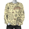 Rome Pattern Print Women's Sweatshirt-grizzshop