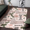 Rome Print Pattern Floor Mat-grizzshop