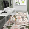 Rome Print Pattern Floor Mat-grizzshop