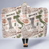 Rome Print Pattern Hooded Blanket-grizzshop